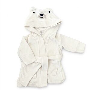 The Littlest Organic Cotton Baby Housecoat 0-9m